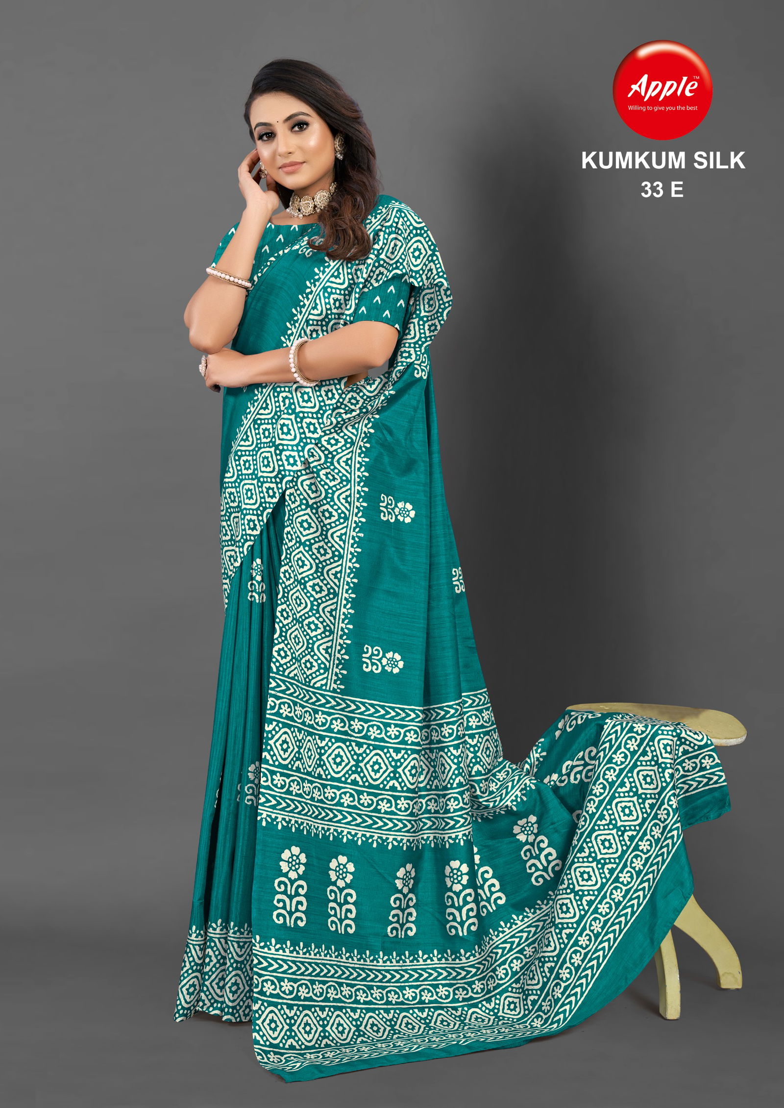 Kumkum 33 By Apple Daily Wear Cotton Printed Sarees Wholesale Price In Surat
